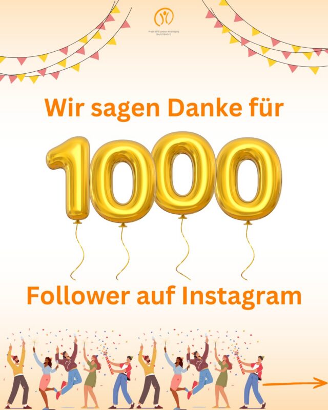 Danke für 1.000 Follower! 
Wir sind dankbar für jede einzelne Person, die hier mitliest, kommentiert und diesen Weg mit uns geht. Schön, dass Ihr da seid – und schön, dass wir gemeinsam wachsen dürfen.

Wir freuen uns auf alles, was wir zusammen noch erreichen, teilen und bewegen werden.
Damit wir unsere Inhalte noch besser auf Euch abstimmen können, interessiert uns eines ganz besonders:
Welche Beiträge wünscht Ihr Euch von uns?

Teilt Eure Wünsche gern mit uns in den Kommentaren – wir freuen uns auf Euren Input.

#communitylove #1000Follower #danke #gemeinsamstark #euremeinungzählt