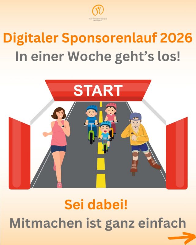 🎉 Nächste Woche geht es los! Der digitale Sponsorenlauf 2026 geht an den Start! Macht unbedingt mit – es ist ganz einfach! 

📅Vom 1. bis 31. Oktober könnt Ihr Kilometer und gleichzeitig Spenden für Menschen mit PWS und ihre Familien sammeln. Und damit natürlich auch unseren Verein unterstützen.

Gleichzeitig tut Ihr etwas für Eure Gesundheit, denn Bewegung ist für uns alle und besonders für Menschen mit PWS wichtig. Schlüpft also in Eure Laufschuhe, in Inlineskates oder Wanderschuhe, geht spazieren oder steigt aufs Rad und sammelt fleißig Kilometer. Jede Strecke zählt!

Und so funktioniert’s:

✅ Wählt Eure Lieblingssportart: Laufen, Walken, Radfahren oder Reiten – macht das, was Euch Spaß macht! 🏃‍♀️🚴‍♂️🐎
✅ Legt selbst fest, welche Distanz bei Euch eine „Runde“ ist
✅ Sucht Euch Sponsoren, z.B. Freunde, Familie, Kollegen oder Unternehmen
✅ Sammelt fleißig Runden – wann und wo ihr möchtet
✅Eure Strecke könnt ihr ganz einfach mit einer Tracking App festhalten, z.B mit Adidas Runtastic, die einfach zu bedienen ist. Wie sie genau funktioniert, erklären wir Euch auf unserer Website.
✅ Teilt Eure Erfolge mit uns! Postet hierfür Fotos oder Videos und markiert unser Instagram-Profil – oder sendet sie uns, damit wir Eure Leistung auf unseren Kanälen feiern können!
✅Schickt uns eure Rundenzahl und einen Screenshot der Strecke. Eure Sponsoren können den Betrag anschließend bequem auf unser Vereinskonto überweisen oder über eine Crowdfunding-Plattform einzahlen. 💡

🏅 Als Dankeschön erhält jeder Teilnehmende eine Urkunde!

👉 Meldet Euch jetzt an: per Mail (info@prader-willi.de) oder über unser Forms-Formular: (https://forms.office.com/e/zA00PJes40)

👉 Sponsoren suchen & los geht’s! Lasst uns gemeinsam Kilometer sammeln und etwas Großartiges bewegen 💪

Teilt diesen Beitrag, damit möglichst viele mitmachen!

#Sponsorenlauf #Spendenlauf #PWS #PraderWilliSyndrom